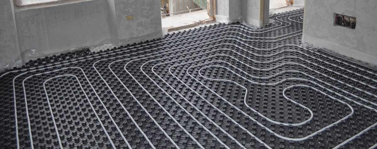 Vloerverwarming aansluiten